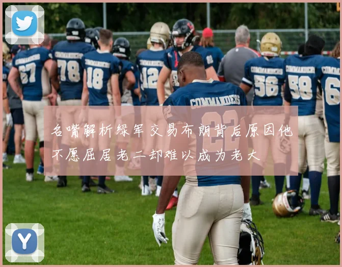 名嘴解析绿军交易布朗背后原因他不愿屈居老二却难以成为老大